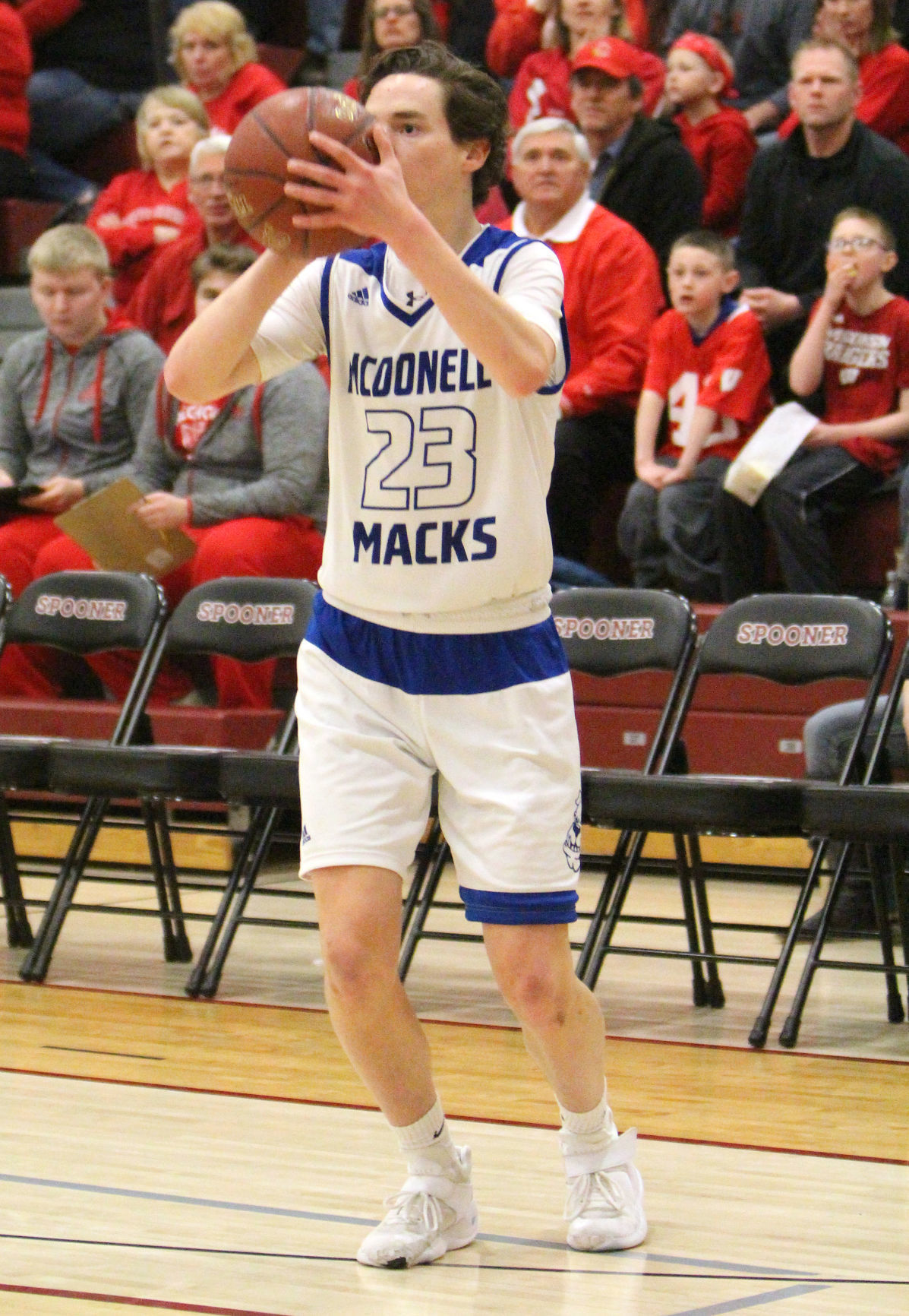McDonell boys basketball vs South Shore at Spooner 3-10-18